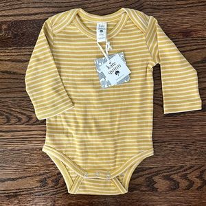 Kate Quinn Ribbed Striped Long Sleeve Onesie